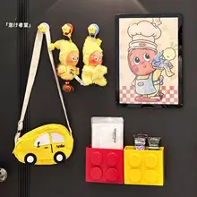 吸盤式 キャビネットドアハンドルフック【穴あけ不要・かわいいデザイン】