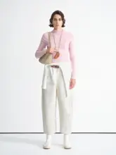 感あふれる柔らかいシルエットのトルコ製九分丈デニムパンツ