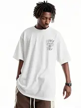 学生向け日焼け対策Tシャツ【コットン・ショートスリーブ・ルーズフィット・男女兼用】