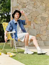レトロデザインの厚底ランニングシューズ【男士・夏用・クッション性・耐摩耗】