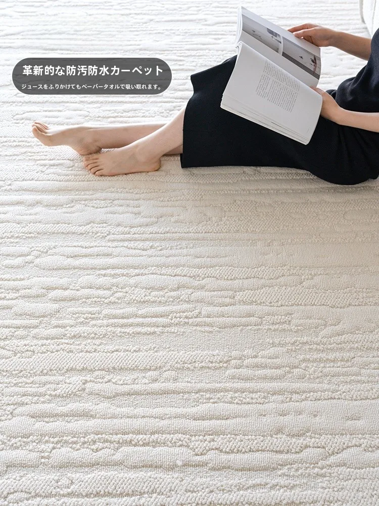 KOZA防水ラグ：立体浮彫りデザインで暮らしの安全と美しさを実現