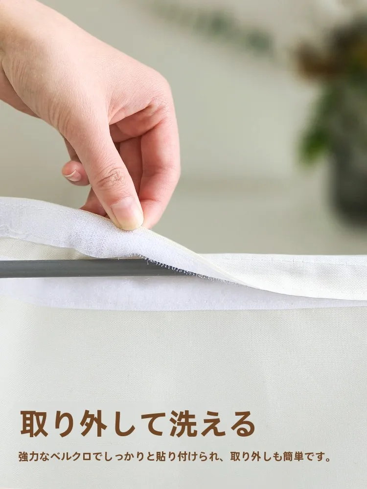 洗濯カゴの収納効率を高める北欧風折りたたみ式デザイン