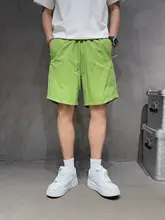 アメリカン ショートパンツ メンズ 夏 ルーズ カジュアル エクササイズパンツ