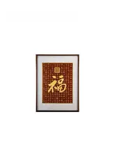 朱炳仁製 銅製壁画【中式デザイン・書斎やオフィス用・百福図】