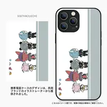 挿絵デザインのスマートフォンケース【適用モデル：iPhone・Huawei・Xiaomi・Vivo・OPPO】