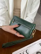 本革製 長財布【大容量・ファスナー式・シンプルデザイン・スマートフォン収納可】