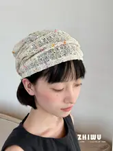 インスタイルのカラフルなガラスシュガーニットパイルハット