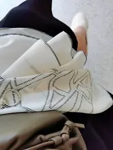 KALIIYA ショート方巾【シルク・手作り・貝殻とパールデザイン】