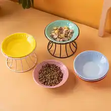 陶製ペット用猫食器【撥水・防倒れ設計・大口径・高台タイプ】