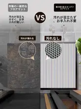 高級感のある玄関用敷物【防滑・厚手・ナイロン製・ほこり対策】