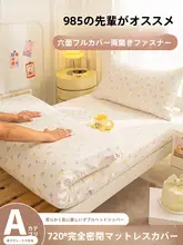 学生用ダブルレイヤーメッシュジッパー付きベッドカバー【全包タイプ・防塵・シングル用】