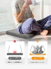 極上の柔らかさのラテックスチェアクッション【快適な長時間座位用・厚手】