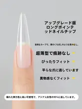 半貼りネイルチップ【T型・Cカーブ・極薄・フルカバー】