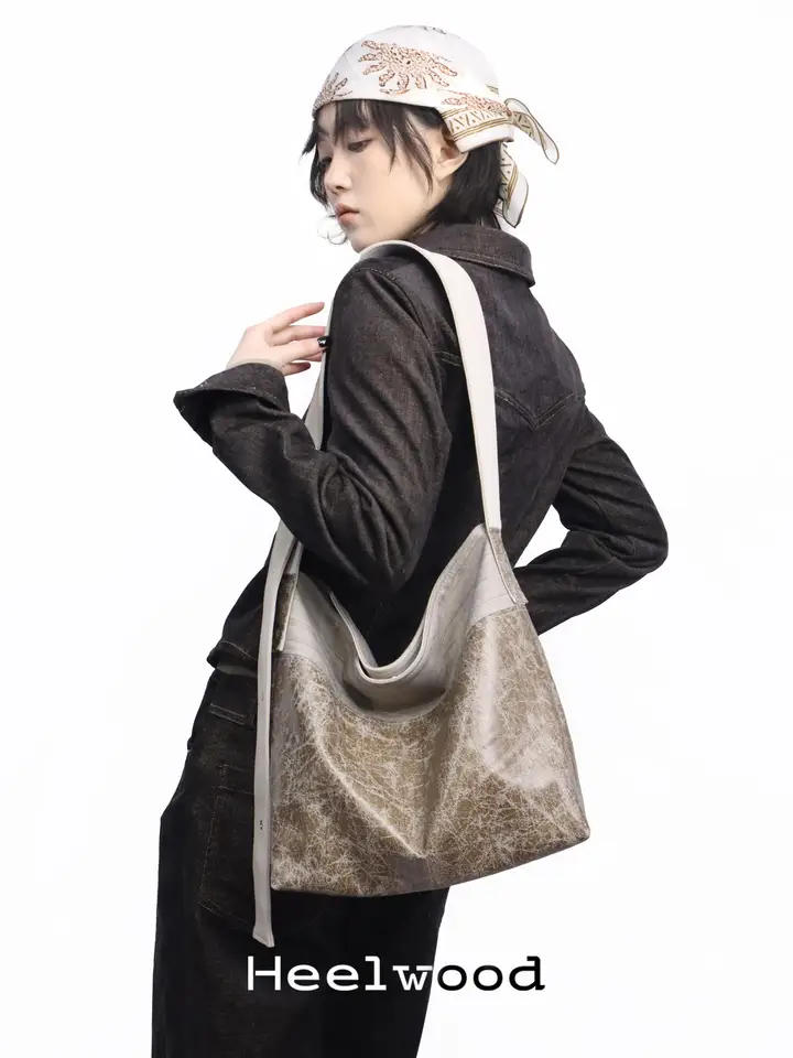 新中式デザインの調節可能なショルダーバッグ【漱石・中号】