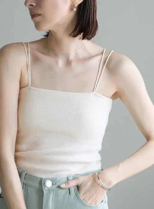 夏用 レディース タンクトップ【シンプルデザイン・美背・フィット】