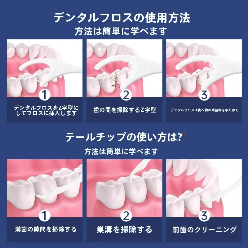 茶花 ポータブルデンタルフロス：安全で持続可能な家庭用口腔ケアの選択肢