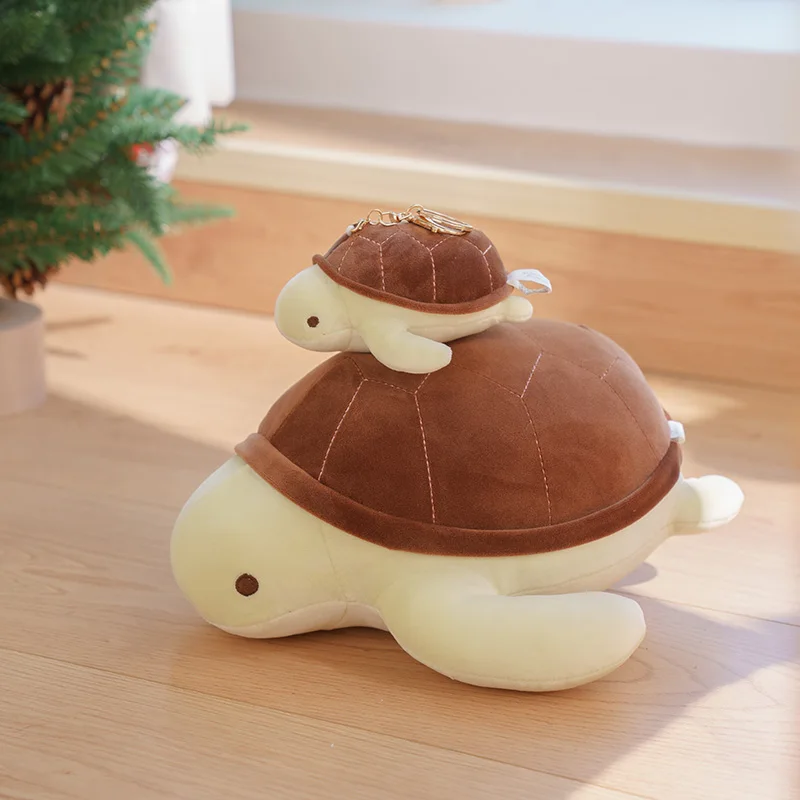 かわいい小亀のぬいぐるみキーリング：おでかけ子ザメグッズの実用性と使用シーン