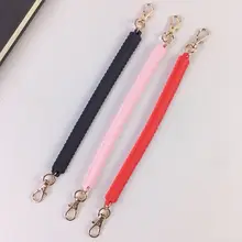 シリコン製スマホ用ストラップ【両端ハンドル・短めデザイン・DIY対応】