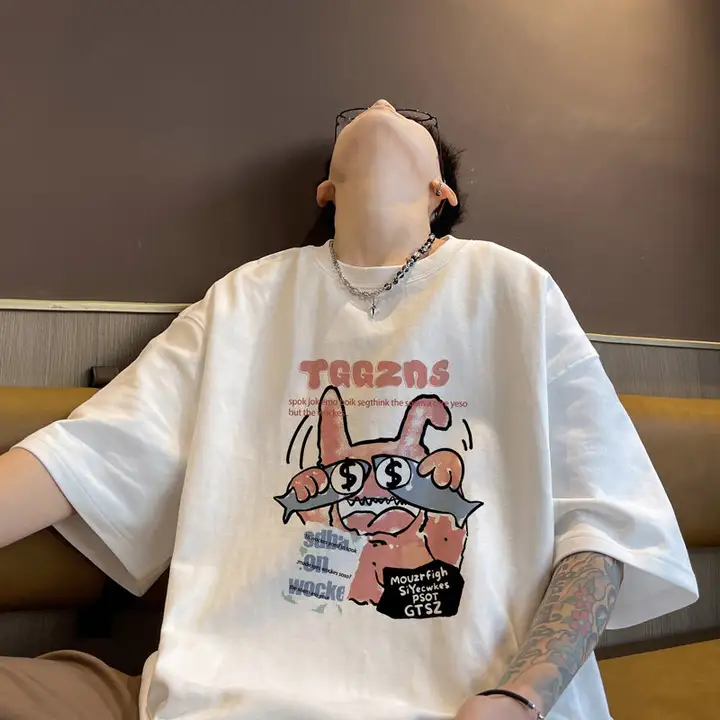 極上の柔らかさコットン半袖Tシャツ【ストリートスタイル・ホワイト・ユニセックス】