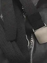 ナイロン製機能性ウエストベルト【金属バックル・インダストリ アルスタイル・学生向け・パンク風・レトロデザイン】