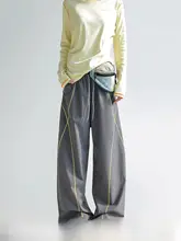 スポーツパンツ【女性用・韓国風・スタイル・スリムストレート・カジュアル】（セットアップ対応）