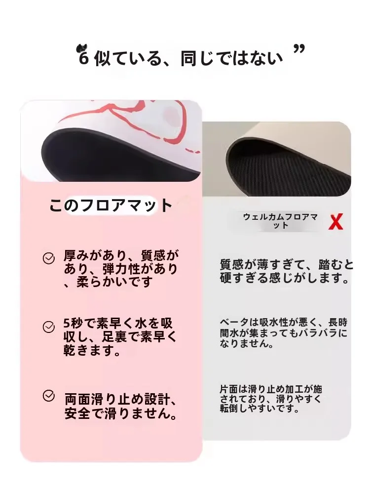 お洒落なデザインの珪藻土キッチンマット【お手入れ簡単・滑り止め機能付き】とは？