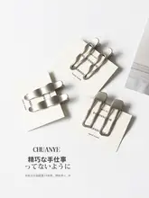 高級感あるシルバーのヘアクリップ【サイドバング・華やか仕上げ】