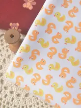 秋冬用 小ばかりデザインのピーチカラーディスプレイ ファブリック【綿100%・柔らかな斜紋】