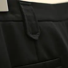 高腰ストレートパンツ【フィット・カジュアルスタイル・束脚デザイン】（セットアップ対応）
