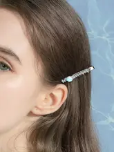 高級ハンドメイドクリスタル付きダックビルクリップ【ヘアアレンジ用・上品なヘアアクセサリー】