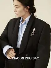 天然バロックパール 大人のチューリップブローチ【高級感ある花飾り・女性用】