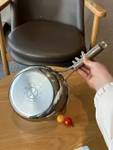 高級ステンレス製ミルクパン【無塗装・赤ちゃん用・煮込み兼用】