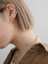 イヤーカフ シルバー925 ハンドメイド アシンメトリー シンプル デザイン性 着回し おしゃれ インスタ映え ノンホール