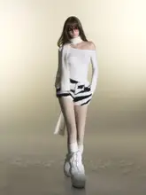 セクシーなデザイン！ゼブラ柄の低腰フィットショートパンツ【極上の柔らかさ】