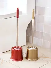 トイレ掃除用長柄ブラシセット【隅々まで届く・クリーニングブラシ】