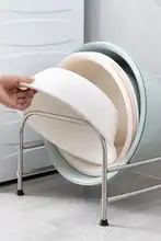 ステンレス製 大型洗面器スタンド【バスルーム用・収納棚・赤ちゃん用】
