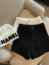 ツイード風 ハイウエストブーツパンツ【秋冬用・女性・Aライン】（セットアップ対応）