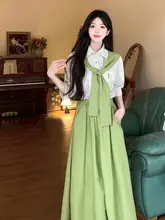 大きいサイズの夏季カジュアルコーディネート女性用シャツ【したデザイン・フローラルスカート】（セットアップ対応）