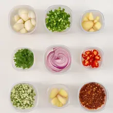 食品用シリコン葱・生姜・にんにく収納ボックス【冷蔵庫用・整理整頓に最適】