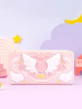 極想星翼物語 Nintendo Switch用ゲームカードケース【24枚収納・かわいいデザイン・マグネット式・ピンク】