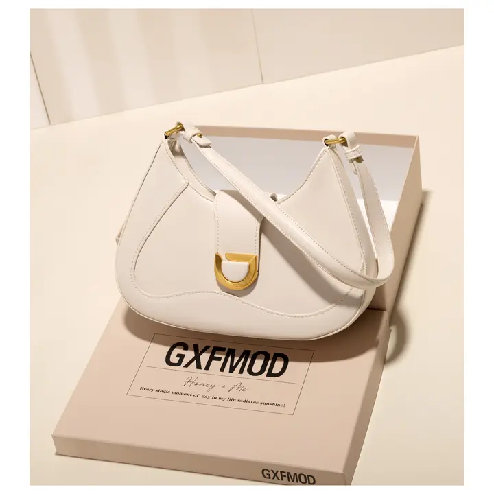 バゲットバッグ レディース ショルダーバッグ クロスボディバッグ 上品 着回し おしゃれ「GXFMOD」