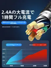 iPhone充電ケーブル【高速充電対応・USB PD・互換性あり】