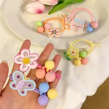 夏向けカートゥーンシリーズヘアゴム【高弾力・耐久性・かわいいデザイン】