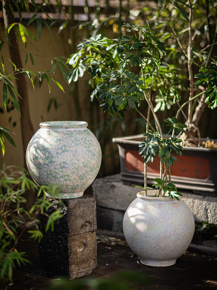 レトロ風陶器調プランター：中華風緑植インテリアの選定ガイド