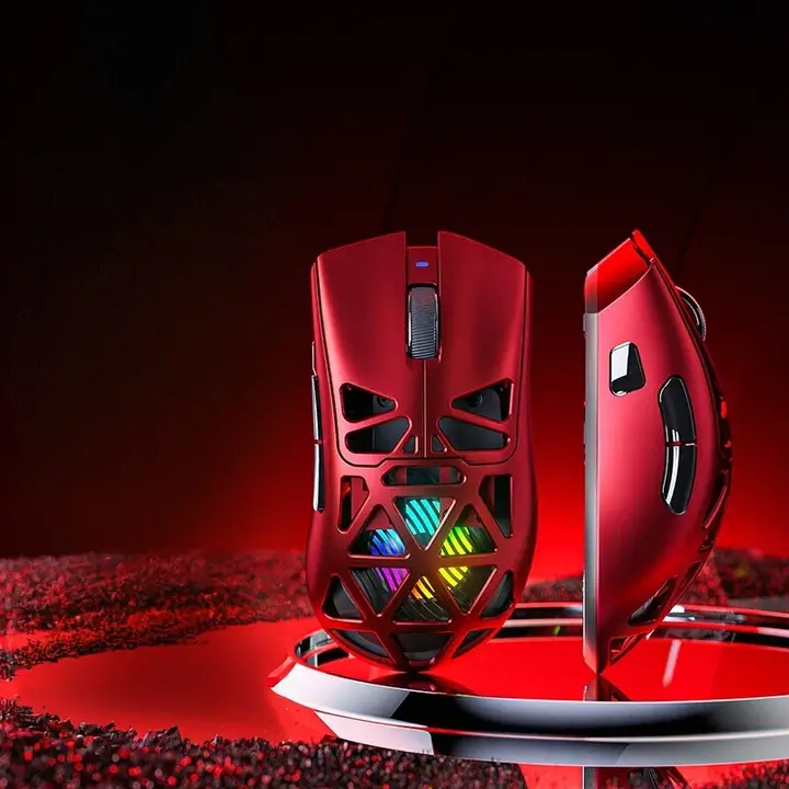 軽量化デザインの無線3モードマウス【ゲーミング・FPS対応・Bluetooth・デスクトップ＆ノートパソコン用】