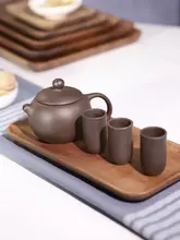 茶盤 木製 家庭用 大サイズ 無垢材 和風