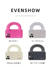 腕時計付きシリコン製スマートフォンケース【iPhone対応・おしゃれで使いやすい・斜め掛け・女性向け】