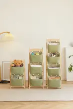 多層型収納ラック【リビング用・お菓子・おもちゃ収納・スタンド式】