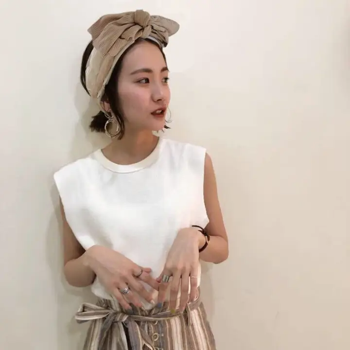 春夏秋用ユニバーサルヘアバンド【文芸スタイル・ナチュラルデザイン】（セットアップ対応）
