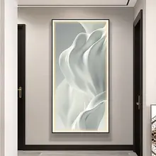 抽象デザインのLED照明付きアートパネル【玄関・リビング・廊下用】